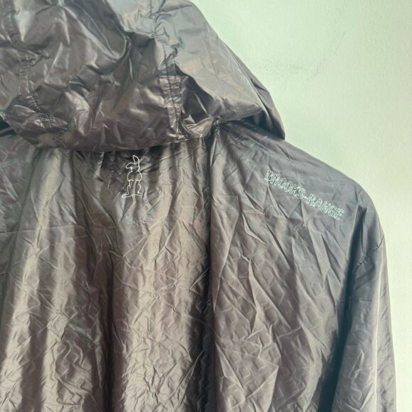 Brooks-Range Men’s Checkered Fleece Wind Shell Lt Breeze Packable Jacket - Picture 13 of 16